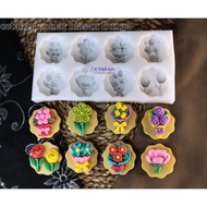 8-Hole Chocolate Bouquet Mold