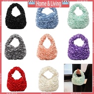 ci Elegant Pleated Lace Handbag Handheld Bag  Handle Bags For Evening Event