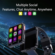 Smartwatch Compatible for Android 11.0, 4G Internet GPS smartwatch, 2.64" Large Screen Dual SIM Card