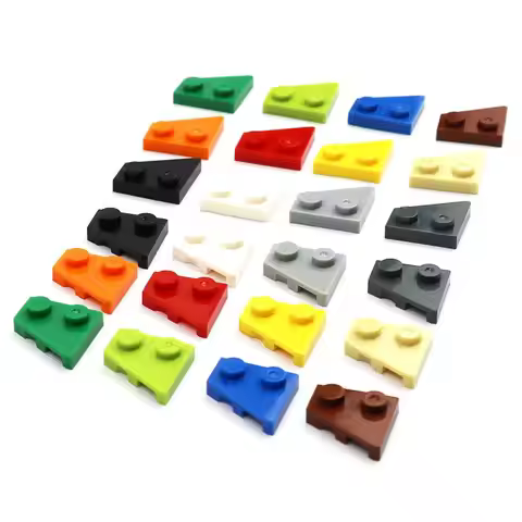 Wedge Plate 2 x 2 Left Right MOC Building Blocks Spare Toys Compatible With Lego Parts 24299 24307 P