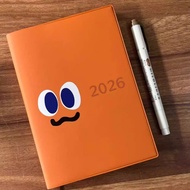 Cute B6 carrot-shaped 2026 planner, monthly planner - week all year