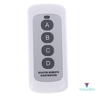 YosunBin] 1Pc 433MHz 4 Button EV1527 Code Remote Control Transmitter Wireless Key NEW
