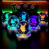 Pokémon Authorized Night Light Gift: 5CM/1.96 Inches - 7 Colors Light Changing Pikachu/Dream/Dream 3