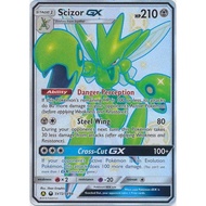 Pokemon TCG Card Scizor GX SM Hidden Fates SV72/SV94 Shiny Ultra Rare