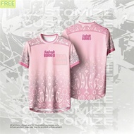 T-Shirt Jersey Team Sabah Borneo Malawi Men Women Large Size Breathable Sports Outdoor Sublimate Cus