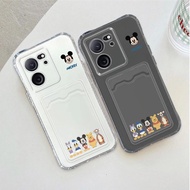 Soft Case ATM ID Card Mickey Family Pattern for Redmi K50 Ultra K60 Ultra K70E 9 Power 9T 9 9 Prime 