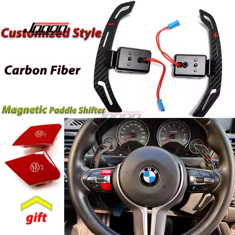Customized Magnetic Shift Paddle For BMW M2 F87 M3 F80 M4 F82 X5M F85 X6M F86 Replace Car Steering W