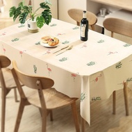 Peva plastic tablecloth flamingo table cloth 137 x 180 cm