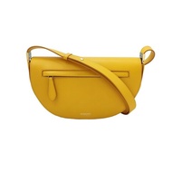 Burberry Olympia小號牛皮純色字母Logo半月包單肩包