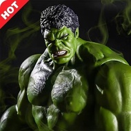 [HAYOLIFE Fashion] Comic Avengers Way League Invincible Big Hulk Hulk Panther Spiderman Model Toy Figure Doll Decoration