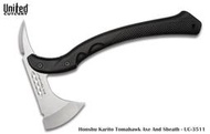 United Cutlery Honshu Karito Tomahawk Axe 黑柄多功能戰鬥斧 - 7Cr13鋼