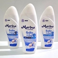 SALE Only 35k Get 3pc Marina Uv white Healthy & Glow 185ml Extra SPF30 185ml/ Marina uv white handbo