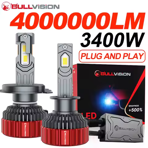 3600W H7 H4 H1 LED CANbus Car headlight bulbs 6000K K5C K7C Plus H11 HB3 9005 HB4 9006 9012 ​Auto La