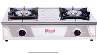 Rinnai RT-702scc แสตนเลสทั้งตัว หัวเตาทองเหลือง ฝาบนเปิดทำความสะอาดได้