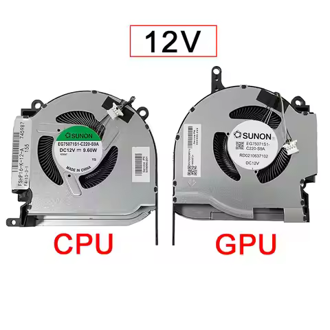 New Laptop CPU GPU Cooling Fan For HP OMEN 16-K 16-N Pro TPN-Q280 Cooler N18090-001 N18091-001 DC5V 
