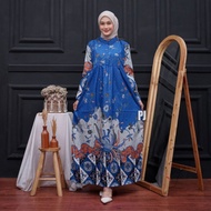 (MEKAR_JAYA77) The Latest Sogan Fashion BATIK GAMIS At SHOPEE Ayam Biru