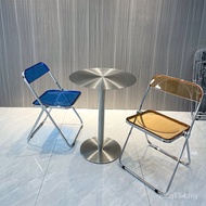 Table Acrylic Influencer Solid Industrial Style 7HY0