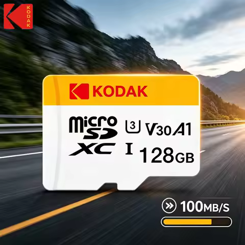 Original KODAK Micro SD Card 128GB 64GB 32GB Class 10 UHS-I U3 V30 A1 4K TF Card for Camera Phone Se