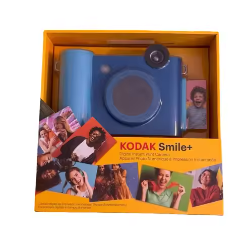 Genuine Instant Camera Portable Photo Printer Kodak Smile+ With All-in-One Camera ZINK Inkless Print