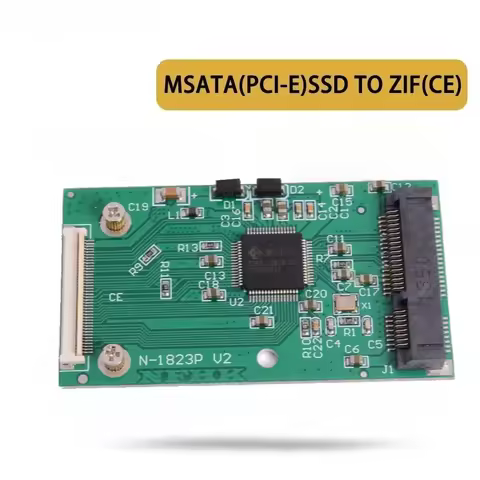 MSATA (PCI-E) SSD to ZIF (CE) Adapter Card for HP 2400, HP 2510P, HP 2710P, DELL D420, DELL D430 VGN