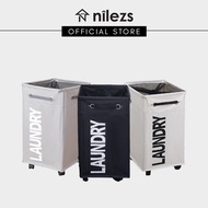 Wide Laundry Bag/Laundry Basket/Rack/Organizer with Wheels/Kitchen/Bathroom/Service Yard