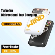 Magnetic Wireless Power Bank Cooling Powerbank 10000mAh Bidirectional Fast Charging Mini Portable Phone Charger Universal