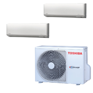 東芝 - Toshiba 東芝 RAS-3M20S3ACV+RAS-M10N4KCV+RAS-M16N4KCV 2.2匹拖1匹+2匹 變頻淨冷 一拖二分體式冷氣機
