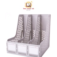 Khay FILE kệ giá rổ hồ sơ 3 ngăn Deli 9845/ Kệ rổ ráp 3 ngăn. - Văn phòng phẩm Thu Thảo