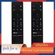 【uhunhn】-2X RMF-TX800P Voice Remote Control Replace 4K TV A80K X80K X81K X85K X90K X95K Series -55X8