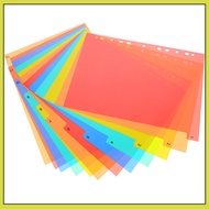 Extra Loose-leaf Binder Index Divider Card Bookmark Dividers Color Wide