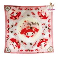 🇹🇭 KISS ME DOLL x My Melody 泰國 100% 真絲粉色絲巾( 圍巾/ 100% Silk / Silk Scarf / Shawl / Thailand )