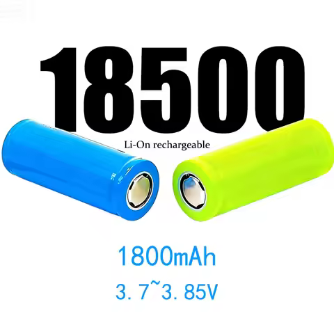 Rechargeable Battery 1~15PCS 18500 1800mAh 3.7V Recarregavel Lithium ion battery for LED flashlight 