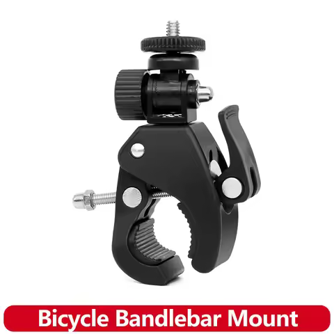 Bicycle Handlebar Mount Bike Holder Fit GoPro Hero 13-9 Insta360 DJI Osmo AKASO SJCAM Action Camera 