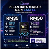 SIMKAD EASTER 5G DATA 999GB ( DATA BOLEH CARRY FORWARD )