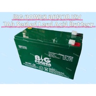 🔋 BIG POWER BP1270 12V 7Ah Sealed Lead Acid Battery