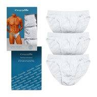 Crocodile 3-Piece Pack White Mini Brief