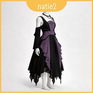 Witch Dress Cosplay For Women With Gothic Elements For Halloween Stage And Shows