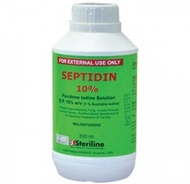 Steriline Septidine 10% (Povidone iodine solution) 500ml