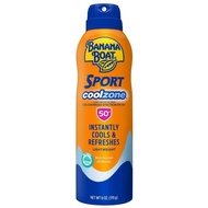 Banana Boat Sport Coolzone Spf 50 Sunscreen Sunblock Spray Usa