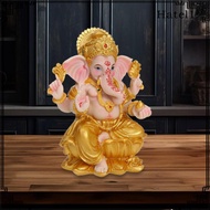 [Hatel] Resin Elephant Buddha Statue, Sculpture, Statue of God Elephant, Table