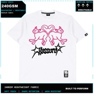 HASSURU “CATS WILL BE CATS” V.2 CROPTEE FIT