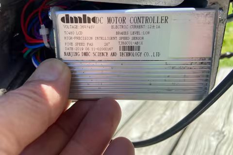 DMHC MOTOR CONTROLLER (customized) 36V/48V 12A TJBSC01-AB1X updated parts Electric Bicycle Accessori