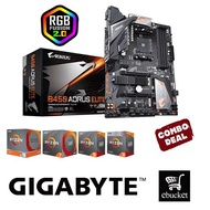 Gigabyte B450 Aorus Elite + Amd Ryzen CPU Combo