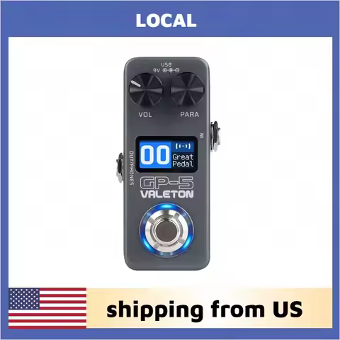 VALETON Local GP-5 Super Compact Multi-Effects Processor NAM/IR Loader Pedal BT APP Control English