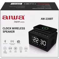 AIWA 愛華  AW-238BT 藍牙音箱，無線充電，FM收音機，雙鬧鐘設計