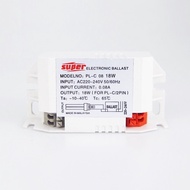 SUPER PLC 18W Electronic Choke / Ballast (White) For PLC Tube