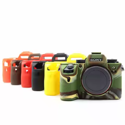 A7III Soft Silicone Camera Body Case For Sony A7 III A7RIII A7III A7M3 A7R3 A9 Armor Rubber Cover Sk