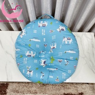 Gối chống trào ngược cho bé sơ sinh Katina House vải Cotton Satin Hàn Quốc mềm mát thoáng khí