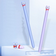 Vỏ Ốp silicon Bảo vệ bọc bút dành cho Apple Pencil 1 Pencil 2 Mèo Quàng khăn