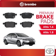 BREMBO Rear Pads (L+R) - Toyota Altis Vios NCP93 NCP91 NCP150 1.5G 1.5S TRD YARIS NSP151R 1.5R 1.5G 